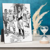 Baseball:spelers Fotoplaat (Zijkant)