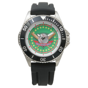 Baseball-spelers, honkbalhorloge horloge