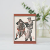 Baseball-spelers in sport Briefkaart (Staand voorkant)