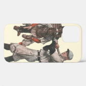  Baseball-spelers in sport Case-Mate iPhone Case (Achterkant (horizontaal))