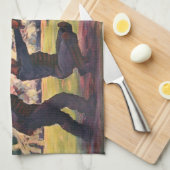  Baseball-spelers in sport in een game Theedoek (Quarter Fold)