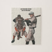  Baseball-spelers in sport Legpuzzel (Verticaal)