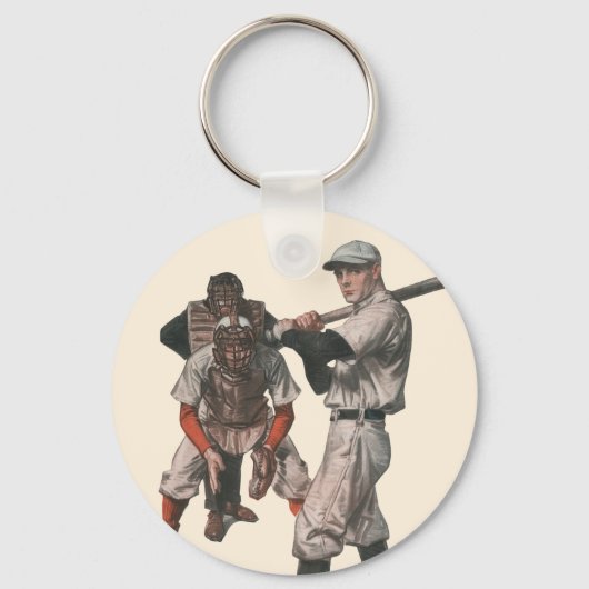  Baseball-spelers in sport Sleutelhanger (Voorkant)