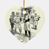 Baseball:spelers Keramisch Ornament (Achterkant)