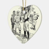 Baseball:spelers Keramisch Ornament (Links)