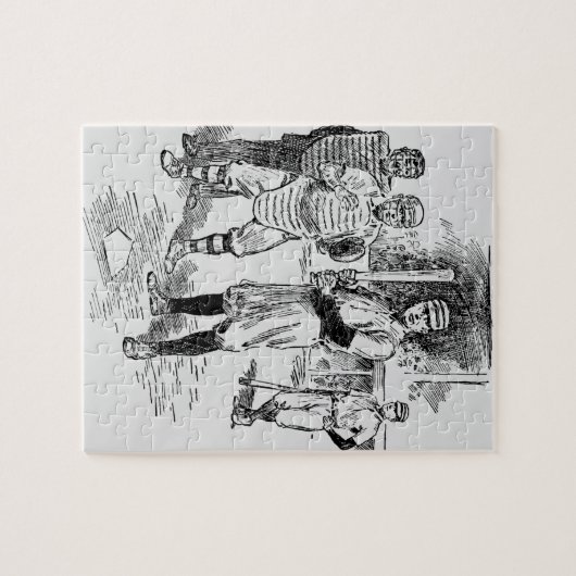 Baseball:spelers Legpuzzel (Horizontaal)