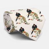  Baseball-spelers op sportgebied, veilig op het Bo Stropdas (Opgerold)