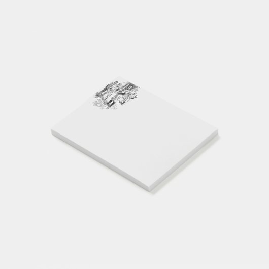 Baseball:spelers Post-it® Notes (Schuin)