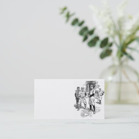 Baseball:spelers Visitekaartje (Staand voorkant)