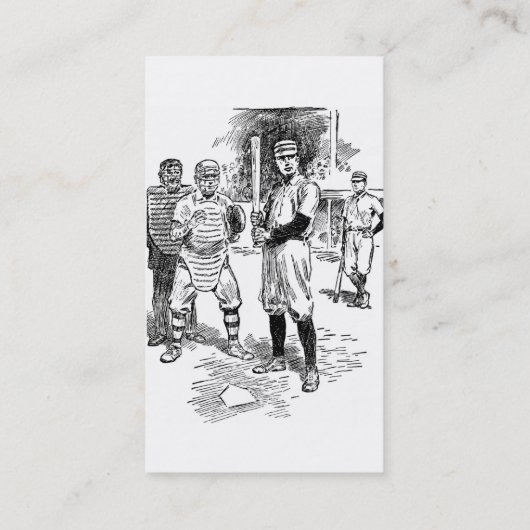 Baseball:spelers Visitekaartje (Achterkant)