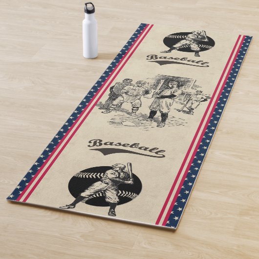 Baseball:spelers Yoga Mat (In situ)