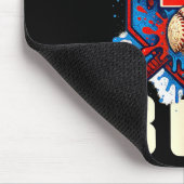 Baseball Splash Drip 10th Birthday Srts Lover Boy  Muismat (Hoek)