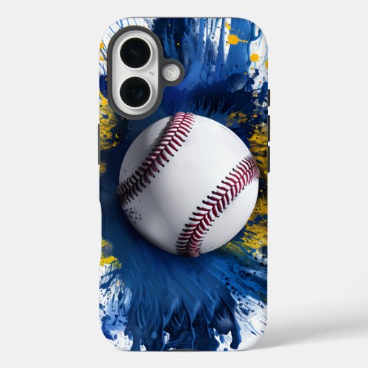 Baseball Splash iPhone / iPad hoes (Achterkant)
