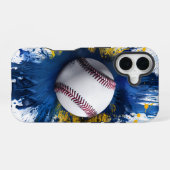 Baseball Splash iPhone / iPad hoes 16 Hoesje (Achterkant horizontaal)