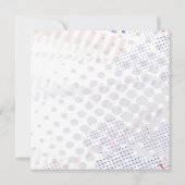 BASEBALL Splatter Bar Bat Mitzvah Uitnodiging (Achterkant)