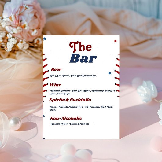 Baseball Sport Bachelorette Mimosa Bar Reclamebord Met Voetstuk