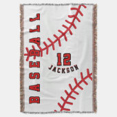 Baseball ⚾ Sport Ball Design Deken (Voorkant Verticaal)