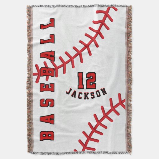 Baseball ⚾ Sport Ball Design Deken (Voorkant Verticaal)