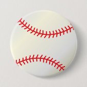 Baseball Sport Ball Ronde Button 7,6 Cm (Voorkant)