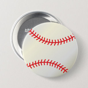Baseball Sport Ball Ronde Button 7,6 Cm