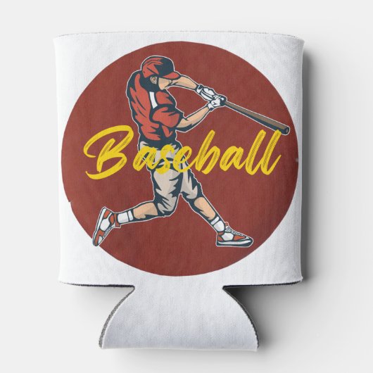 Baseball Sport Blikjeskoeler (Achterkant)