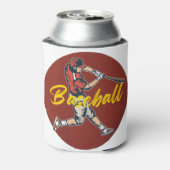 Baseball Sport Blikjeskoeler (Blikje Achterkant)