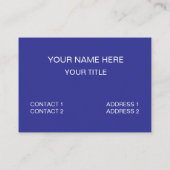 Baseball Sport Coach Speler Visitekaartje (Achterkant)