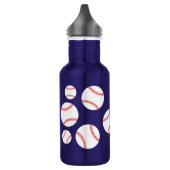 Baseball-sport Cute Kinder Water Flacon met naam Waterfles (Links)