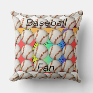 Baseball Sport Fan Logo   Kussen