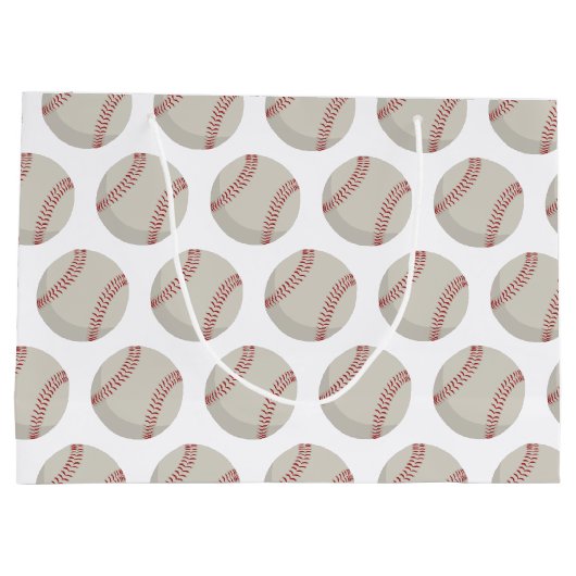 Baseball-sport Groot Cadeauzakje (Achterkant)