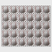 Baseball sport inpakpapier (Vlak)