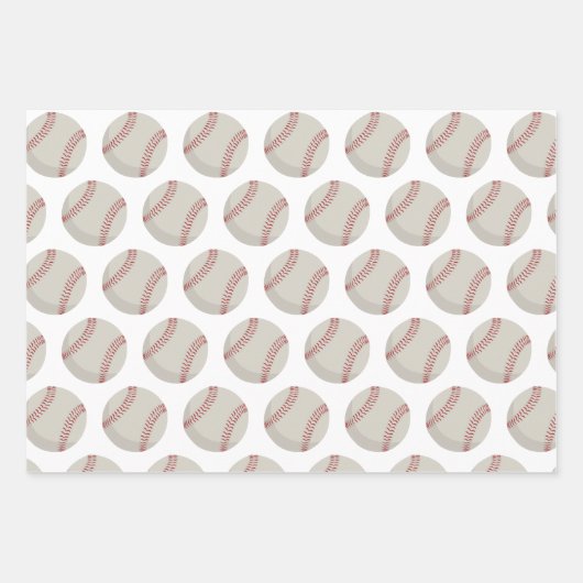 Baseball-sport Inpakpapier Vel (Voorkant)