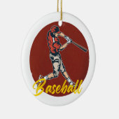 Baseball Sport Keramisch Ornament (Rechts)