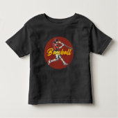 Baseball Sport Kinder Shirts (Voorkant)