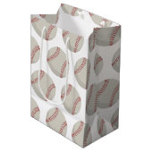 Baseball-sport Medium Cadeauzakje (Voorkant Gekanteld)