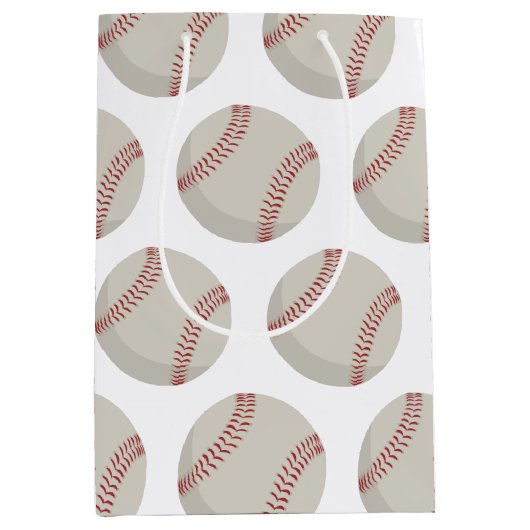 Baseball-sport Medium Cadeauzakje (Voorkant)