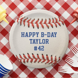 Baseball Sport Player Name Team Number Birthday Papieren Bordje