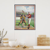 Baseball  Sport Print (Keuken)