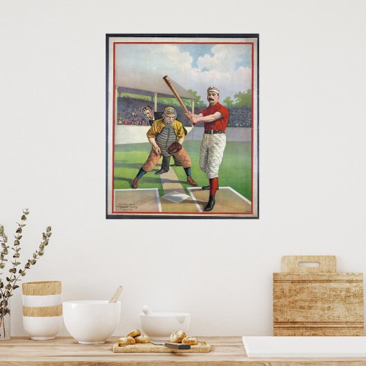 Baseball Sport Print (Keuken)