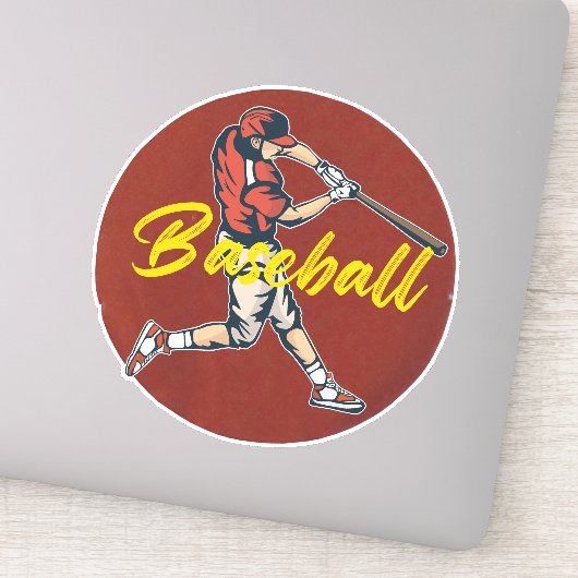 Baseball Sport Sticker (Detail)