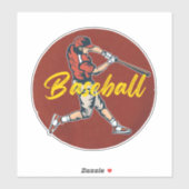 Baseball Sport Sticker (Vel)