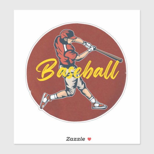 Baseball Sport Sticker (Vel)