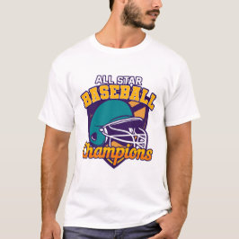 Baseball sport T-shirt ontwerp
