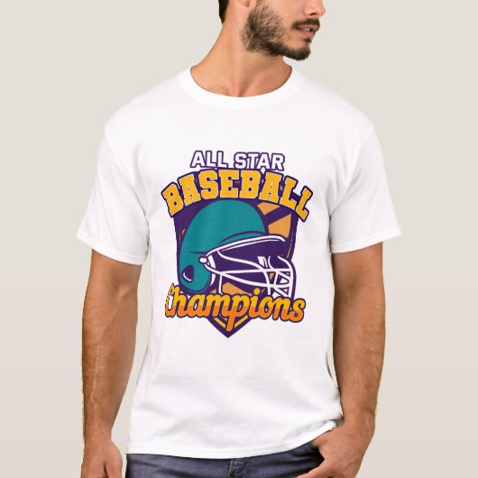 Baseball sport T-shirt ontwerp (Voorkant)