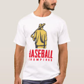 Baseball sport T-shirt ontwerp (Voorkant)