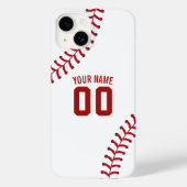 Baseball Sport Team Jersey Case-Mate iPhone Case (Achterkant)