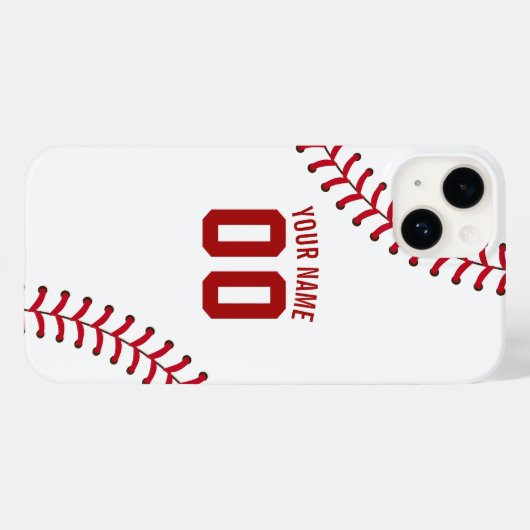 Baseball Sport Team Jersey Case-Mate iPhone Case (Achterkant (horizontaal))