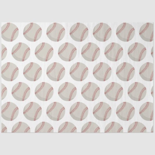Baseball-sport Tissuepapier (Voorkant)