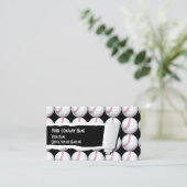 Baseball Sport Visitekaartje (Staand voorkant)