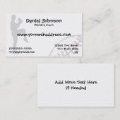 Baseball-sport Visitekaartje (Voorkant / Achterkant)